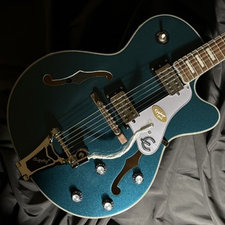 Epiphone Emperor Swingster Delta Blue Metallic フルアコギター【現物画像】