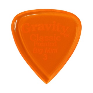 Gravity Guitar PicksClassic Pointed -Big Mini- GCPB3P 3.0mm Orange ギターピック