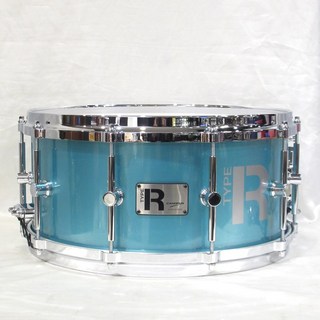 canopus MTR-1465DH [Type-R BULLET Snare Drum 14''×6.5'' - Turquoise Metallic Lacquer]