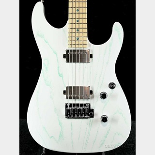 Addictone Custom GuitarsArena "Unicorn" -White with Psycho Green Dog Hair-【当店カスタムオーダー品】【金利0%!】