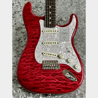 Fender ～2024Collection～ Made in Japan Hybrid II ST QMT/Rosewood -Red Beryl- #JD24028035【3.52kg】