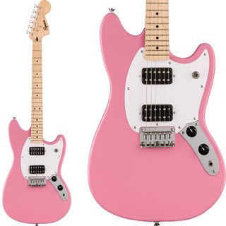 Squier by Fender SONIC MUSTANG HH Maple Fingerboard White Pickguard Flash Pink ムスタング エレキギター
