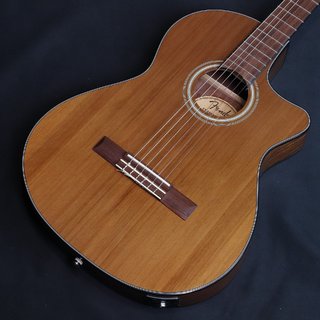 Fender CN-140SCE Nylon Thinline Walnut Fingerboard Natural w/Case ナイロン弦 エレガット 【横浜店】