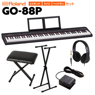 Roland GO:PIANO88 セミウェイト 88鍵盤 Xスタンド・Xイス・ヘッドホンセット