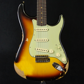 Fender Custom Shop1960 Stratocaster Heavy Relic Faded Aged 3-Color Sunburst