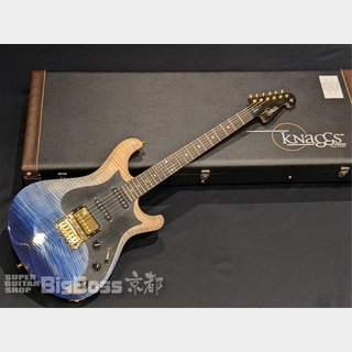 Knaggs GuitarsSevern Trem HSS #1518 / Blue Wicked Burst