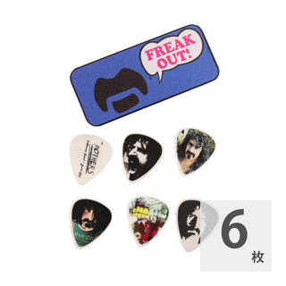 Jim DunlopZAPPT02M Frank Zappa Blue Pick TIn ピックケース付き ギターピック 6枚入り