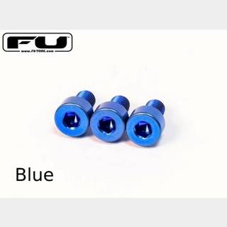 FU-ToneTitanium Nut Clamping Screw Set (3) -BLUE-【Webショップ限定】