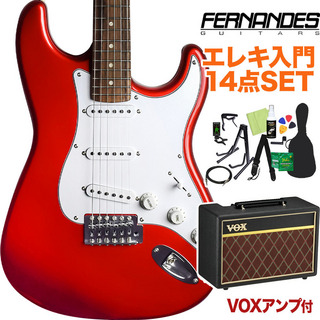 FERNANDES LE-1Z 3S/L CAR エレキギター 初心者14点セット 【VOXアンプ付き】