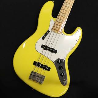 FenderMade in Japan Limited International Color Jazz Bass Maple Fingerboard, Monaco Yellow