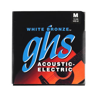 ghs WB-M White Bronze MEDIUM 013-056 アコースティックギター弦×12セット