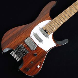 Ibanezのヘッドレス・ギター“Q”シリーズに、銘木ボディ・トップを