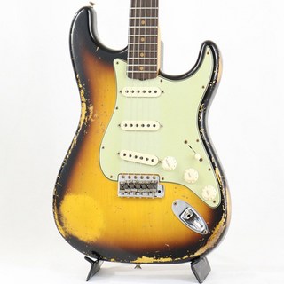 Fender Custom Shop 【USED】 2022 Collection Time Machine 1961 Stratocaster Heavy Relic Super Faded/Aged 3-Color Sunb...