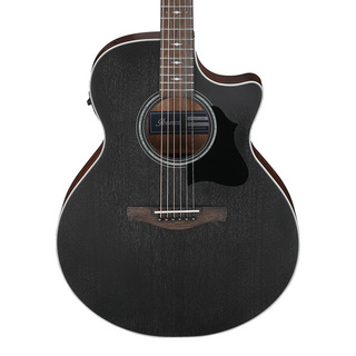 IbanezAE140-WKH (Weathered Black Open Pore Top, Open Pore Natural Back and Sides)
