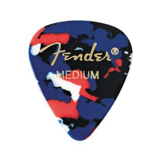 FenderClassic Celluloid Confetti 351 Shape Medium ギターピック [144枚入り]【WEBSHOP】