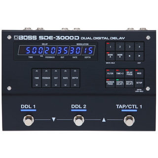 BOSS SDE-3000D 〜デジタルディレイの名機SDE-3000×2台分をペダル