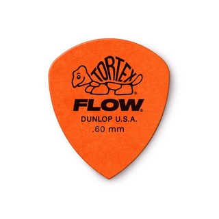 Jim Dunlop 558 Tortex FLOW Standard Pick ×10枚セット (0.60mm/オレンジ)