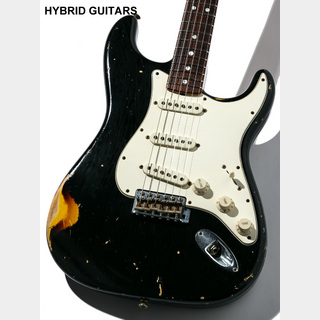 Fender Custom Shop MBS 1969 Stratocaster Heavy Relic Black Over 3TSB Multi Layer Master Built by Paul Waller 2013