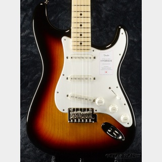 FenderMade In Japan Hybrid II Stratocaster -3-Color Sunburst / Maple-【ローン金利0%!!】【Webショップ限定】