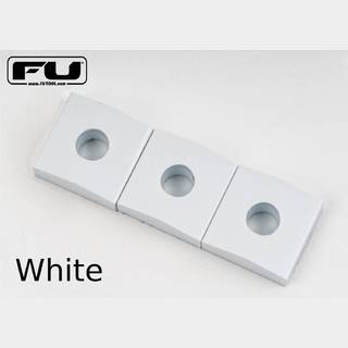 FU-ToneTitanium Lock Nut Block Set (3) -WHITE-【Webショップ限定】