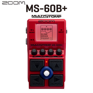 ZOOMMS-60B+ MultiStomp ストンプボックス マルチエフェクター アンプモデリング【在庫あり】