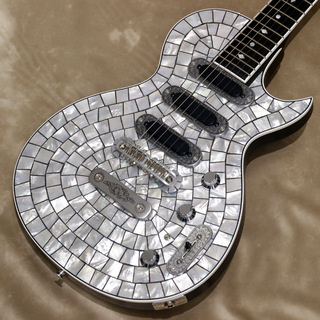 Zemaitis THE PORTRAIT Pearl Front Ultimate White 3S, Black