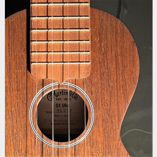 Martin【ソプラノ筆頭モデル!】S1 Uke #32277【オールマホ単板!】【柔らかいサウンドが抜群に心地良いです!!】