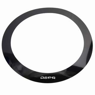 ASPREffect Ring ERBK14W Black/Silverlogo 70mm アサプラ リングミュート ブラック【池袋店】