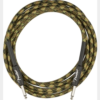 Fender Professional Series Instrument Cable Straight/Straight 10 Feet Woodland Camo フェンダー【WEBSHOP】