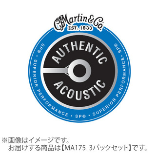 MartinACOUSTIC SP 011-052 カスタムライト 3パックセット MA175 PK3