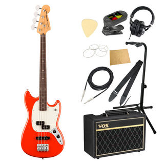 Fender フェンダー Player II Mustang Bass PJ RW CRR エレキベース VOXアンプ付き 入門10点 初心者セット