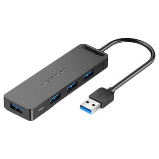 VENTION CH-8283 4-Port USB 3.0 ハブ セルフパワー / バスパワー対応 0.15m ブラック