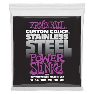 ERNIE BALL 【大決算セール】 Power Slinky Stainless Steel Electric Guitar Strings #2245
