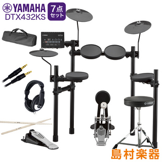 YAMAHADTX432KS 自宅練習7点セット 電子ドラムセット 【島村楽器WEBSHOP限定】