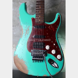 Fender Custom Shop  '62 Stratocaster SSH Heavy Relic / FRT / Sea Foam Green Color Sunburst