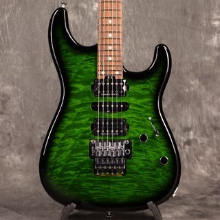 CharvelMJ San Dimas Style 1 HSH FR PF QM Pau Ferro FB Transparent Green Burst[超絶目玉品特価][S/N JDC230037