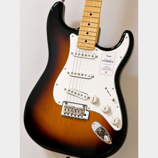 Fender Made in Japan Hybrid II Stratocaster Maple Fingerboard -3-Color Sunburst-
