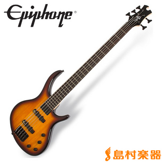 Epiphone Toby Deluxe V Vintage Sunburst 5弦ベース