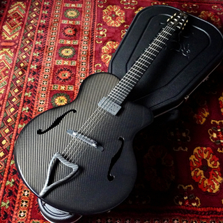 Emerald GuitarsKestrel Archtop Black / Krivo HB & Graphtech Ghost Piezo P.U