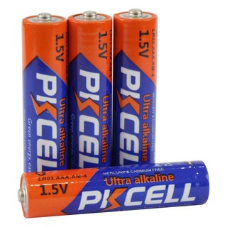 PKCELL BATTERYLR03-4B 1.5V AAA 単4アルカリ電池 4本パック