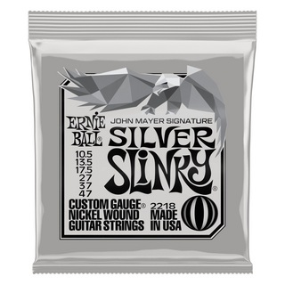 ERNIE BALL 2218 SLINKY SILVER 10.5-47【John Mayerシグネイチャー弦】【同梱可能】