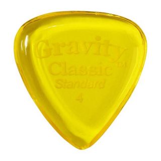 Gravity Guitar Picks GCLS4P Classic - Standard -［4.0mm, Yellow］