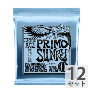 ERNIE BALLアーニーボール 2212 PRIMO SLINKY 095-44 エレキギター弦×12セット