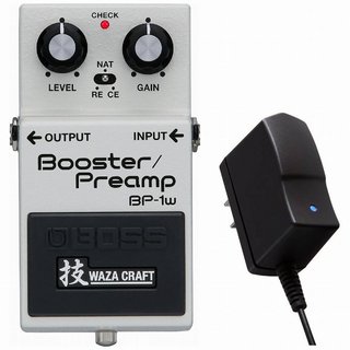 BOSS BP-1W Booster/Preamp［純正ACアダプター同時購入セット］技 WAZA CRAFT MADE IN JAPAN 日本製 BP1W【WEBSH