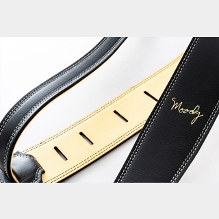 moody STRAPS Leather&Leather2.5"Standard BK-CR《店頭未展示品/在庫一点限り》【即納可能!】