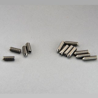 Montreux Saddle height screw set inch Stainless Cone Point (12本入り) [9250]