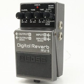 BOSS RV-5 ギターエフェクター リバーブ 高品質なサウンドが魅力のデジタルリバーブ。ギター用おすすめ