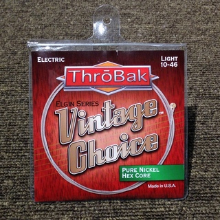 ThroBakVintage Choice Pure Nickel Hex Core 【10~46】【同梱可能】【ハムバッカー系にオススメ】