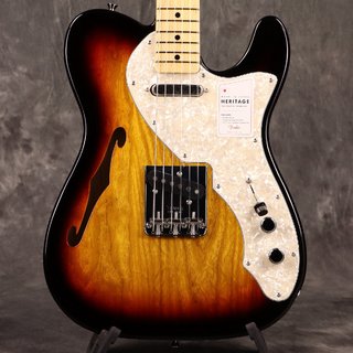 Fender Made in Japan Heritage 60s Telecaster Thinline Maple Fingerboard 3-Color Sunburst [S/N JD24006883]【