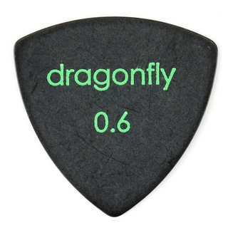 dragonflyPICK TR 0.6 BLACK ギターピック×10枚